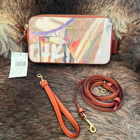 Coach X Mint & Surf Graffiti Crossbody NWT - Picture 1 of 13